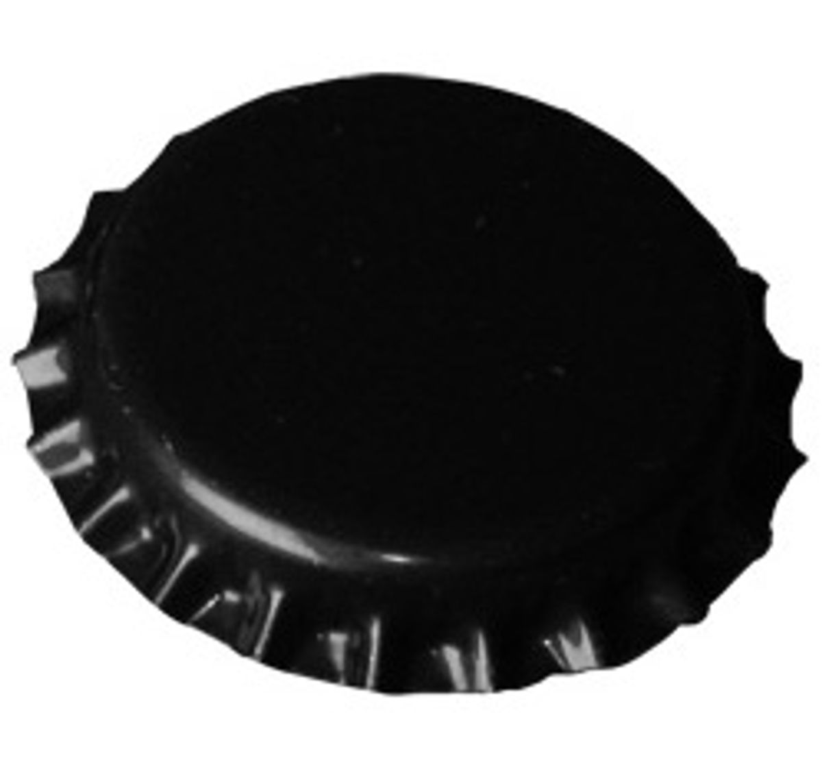 Flaskekapsler Svarte 26mm, 250 stk