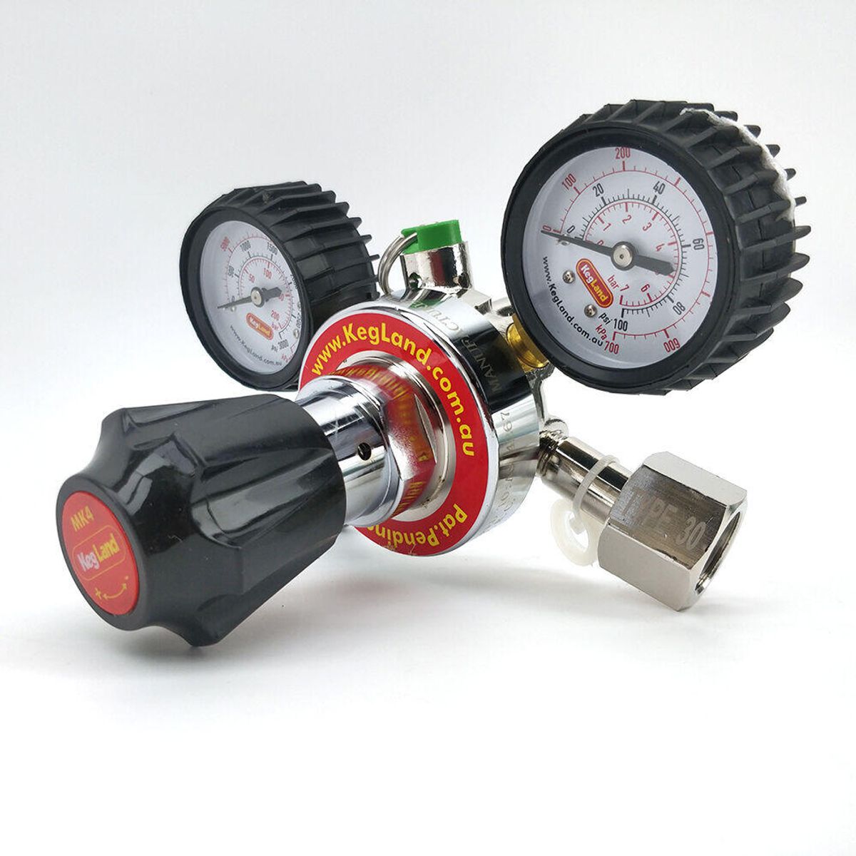 Kegland Co2 regulator MK4 med 1 utgang